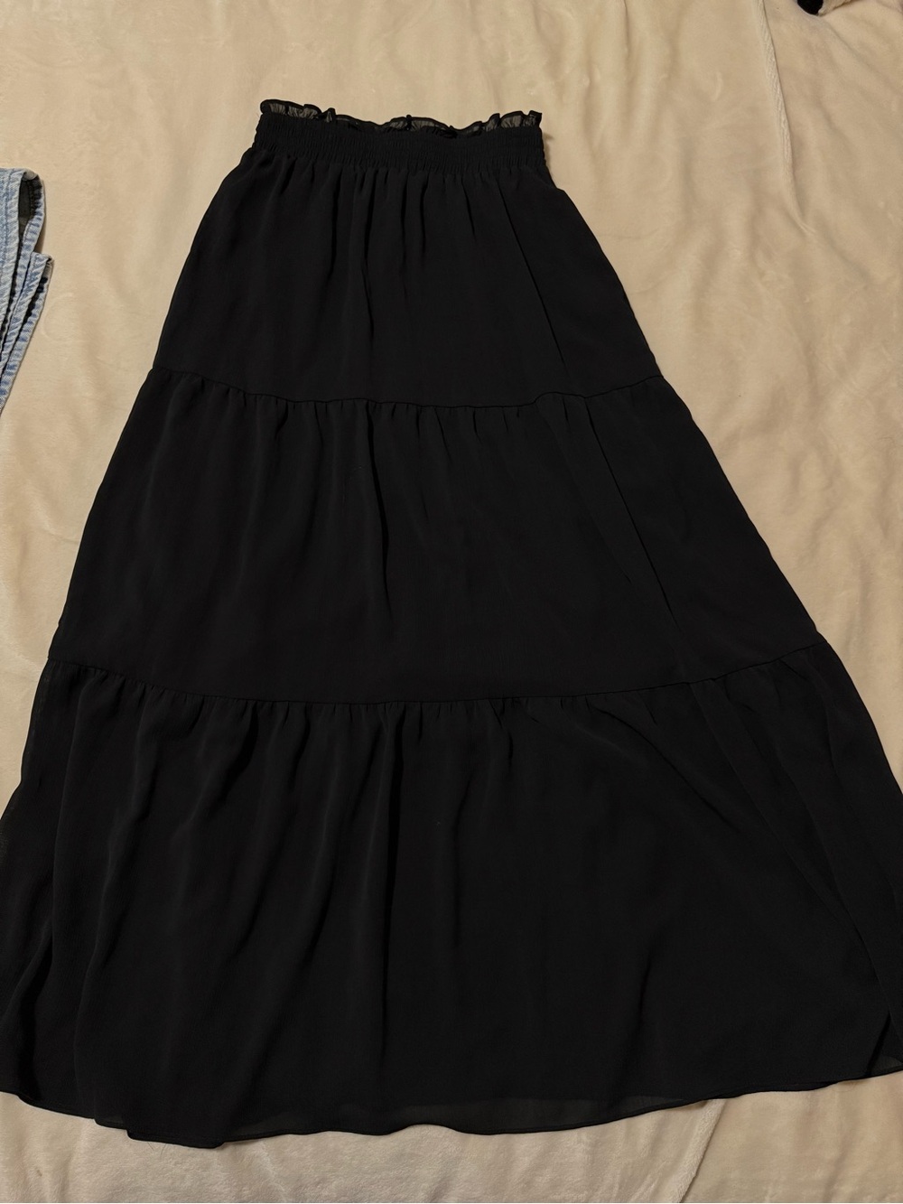 Downeast Tiered Midi Skirt